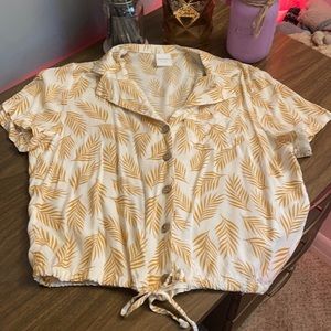 Cute flowy button up top